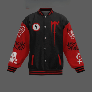 Marilyn Manson Music Style Baseball Jacket For Fans