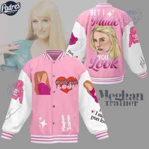 Meghan Trainor Music Style Baseball Jacket For Fans
