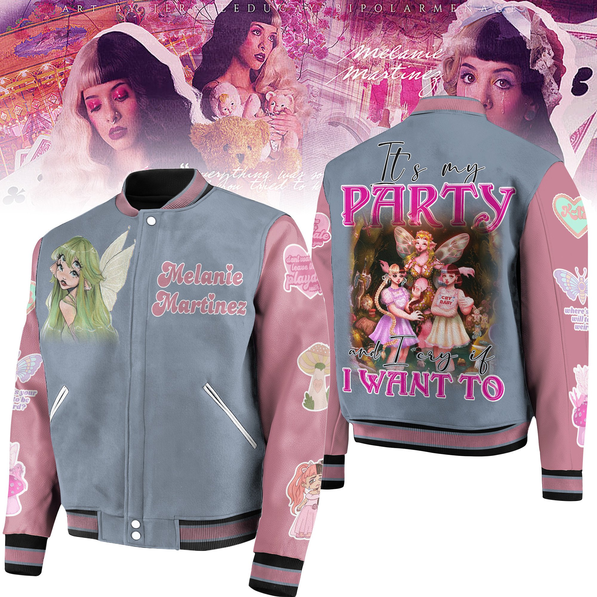 Melanie Martinez Music Style Baseball Jacket For Fans