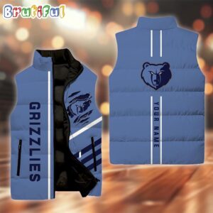Memphis Grizzlies NBA Style Sleeveless Puffer Jacket For Fans