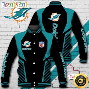 Miami Dolphins NFL Style Baseball Jacket For Fans