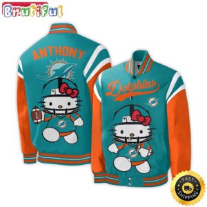 Miami Dolphins NFL Style Baseball Jacket For Fans