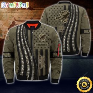 Miami Dolphins NFL Style Bomber Jacket For Fans