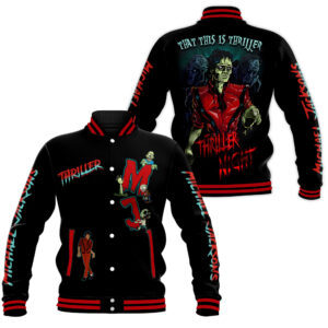 Michael Jackson Music Style Baseball Jacket For Fans