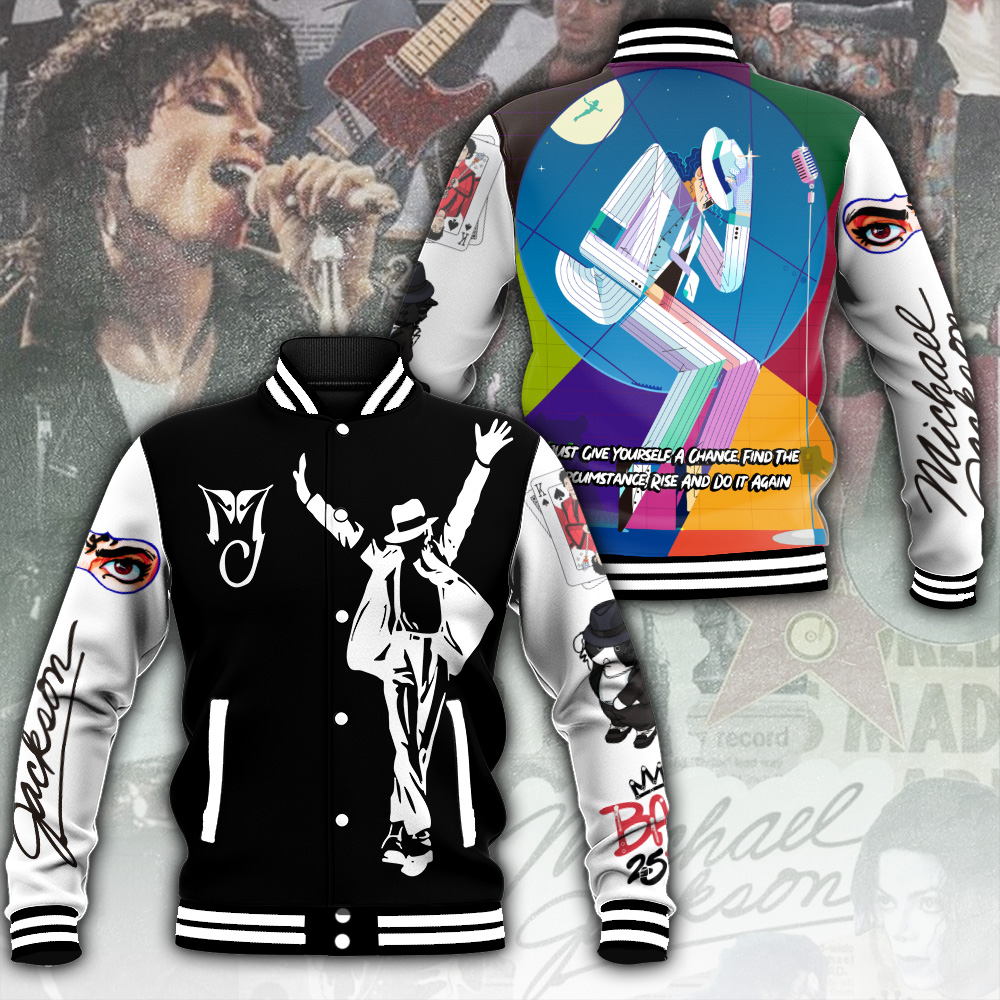 Michael Jackson Music Style Baseball Jacket For Fans