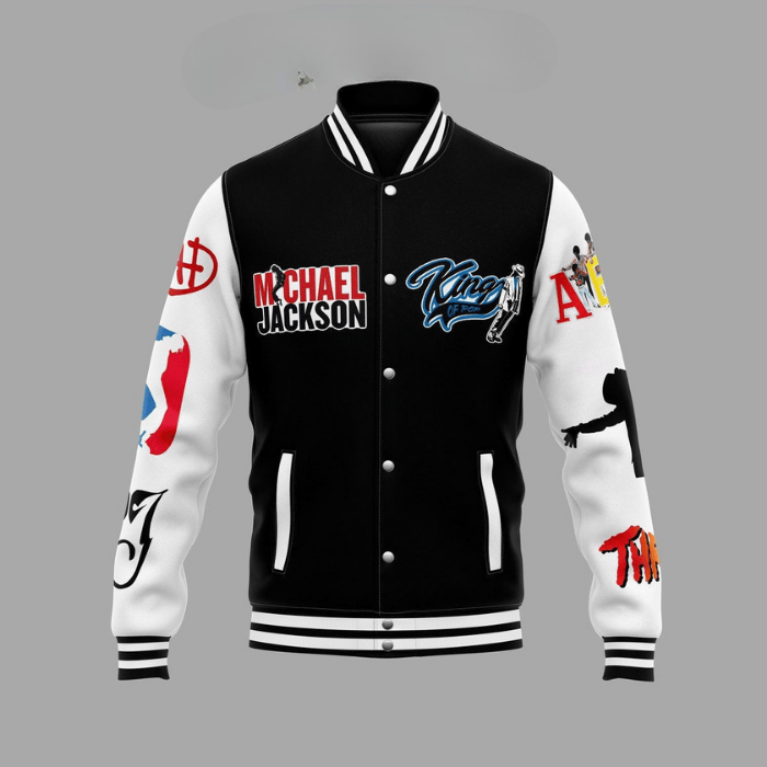 Michael Jackson Music Style Baseball Jacket For Fans