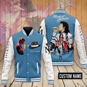 Michael Jackson Music Style Baseball Jacket For Fans