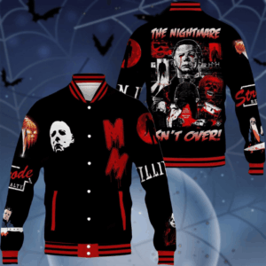 Michael Myers Movies Style Baseball Jacket For Fans