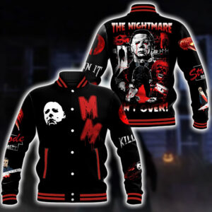 Michael Myers Movies Style Baseball Jacket For Fans