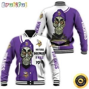 Minnesota Vikings NFL Style Baseball Jacket For Fans