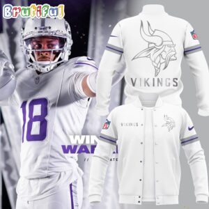 Minnesota Vikings NFL Style Baseball Jacket For Fans