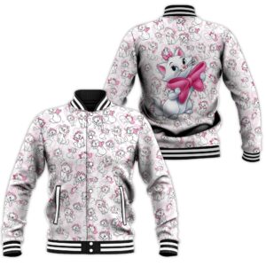 Miss Aristocat Cartoon Style Baseball Jacket For Fans