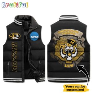Missouri Tigers NCAA Style Sleeveless Puffer Jacket For Fans