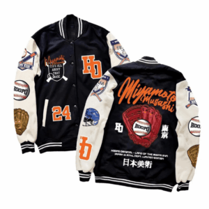 Miyamoto Musashi Style Baseball Jacket For Fans