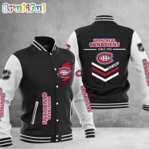 Montreal Canadiens NHL Style Baseball Jacket For Fans