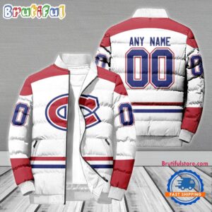 Montreal Canadiens NHL Style Puffer Jacket For Fans