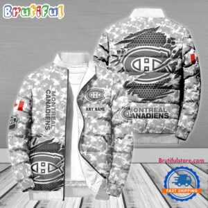 Montreal Canadiens NHL Style Puffer Jacket For Fans