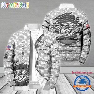 Nashville Predators NHL Style Puffer Jacket For Fans