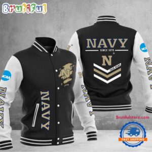 Navy Midshipmen NCAA Style Baseball Jacket For Fans