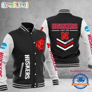 Nebraska Cornhuskers NCAA Style Baseball Jacket For Fans