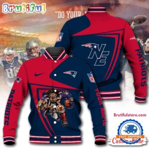 New England Patriots NFL Style Baseball Jacket For Fans