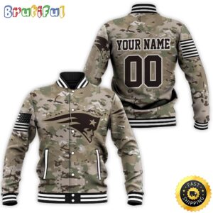 New England Patriots NFL Style Baseball Jacket For Fans