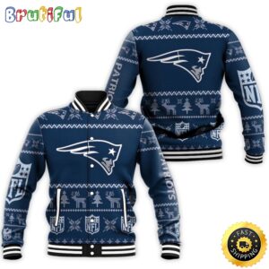 New England Patriots NFL Style Baseball Jacket For Fans