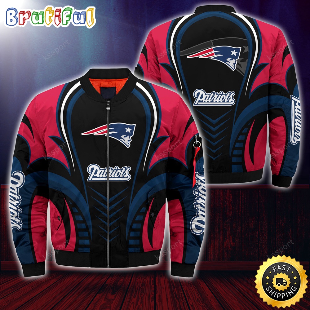 New England Patriots NFL Style Bomber Jacket For Fans