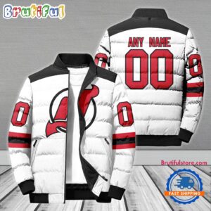 New Jersey Devils NHL Style Puffer Jacket For Fans