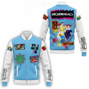 New Kids On The Block Music Style Baseball Jacket For Fans