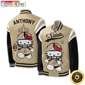 New Orleans Saints NFL Style Baseball Jacket For Fans