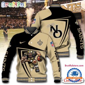 New Orleans Saints NFL Style Baseball Jacket For Fans