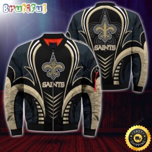 New Orleans Saints NFL Style Bomber Jacket For Fans