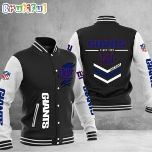 New York Giants NFL Style Baseball Jacket For Fans