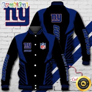New York Giants NFL Style Baseball Jacket For Fans