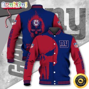 New York Giants NFL Style Baseball Jacket For Fans