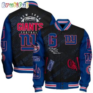 New York Giants NFL Style Baseball Jacket For Fans