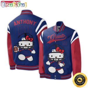 New York Giants NFL Style Baseball Jacket For Fans