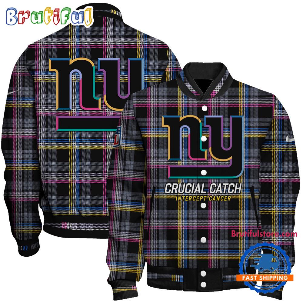 New York Giants NFL Style Baseball Jacket For Fans