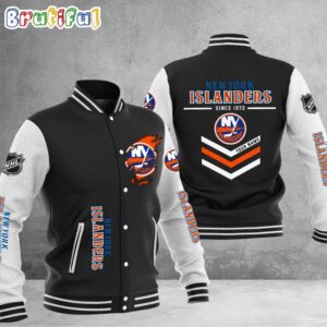 New York Islanders NHL Style Baseball Jacket For Fans
