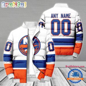 New York Islanders NHL Style Puffer Jacket For Fans
