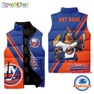 New York Islanders NHL Style Sleeveless Puffer Jacket For Fans