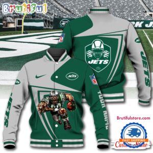 New York Jets NFL Style Baseball Jacket For Fans
