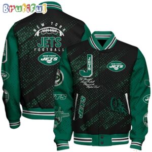 New York Jets NFL Style Baseball Jacket For Fans