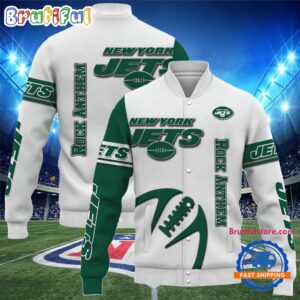 New York Jets NFL Style Baseball Jacket For Fans