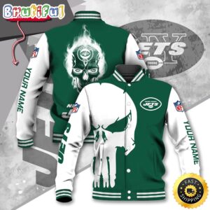 New York Jets NFL Style Baseball Jacket For Fans