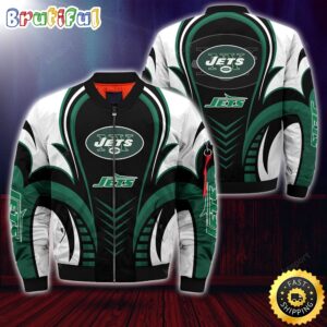 New York Jets NFL Style Bomber Jacket For Fans