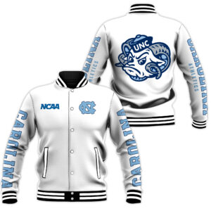 North Carolina Tar Heels NCAA Style Baseball Jacket For Fans
