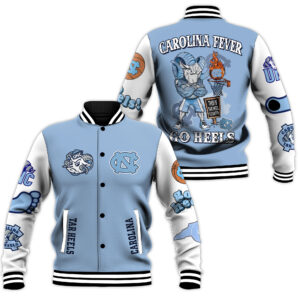 North Carolina Tar Heels NCAA Style Baseball Jacket For Fans