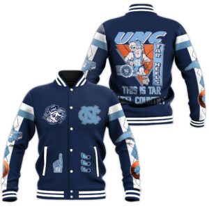 North Carolina Tar Heels NCAA Style Baseball Jacket For Fans
